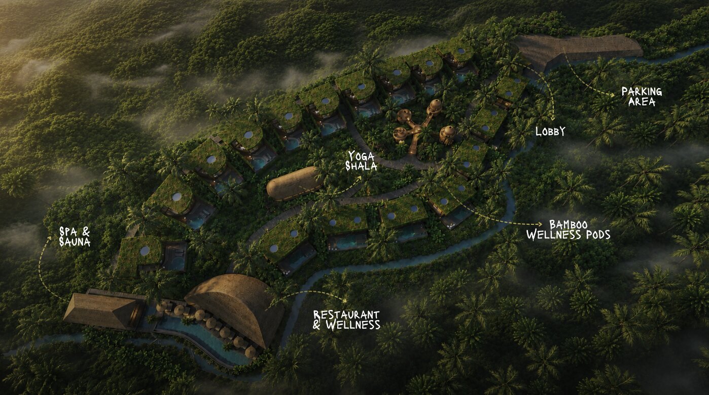Retreat Lombok resort exterior